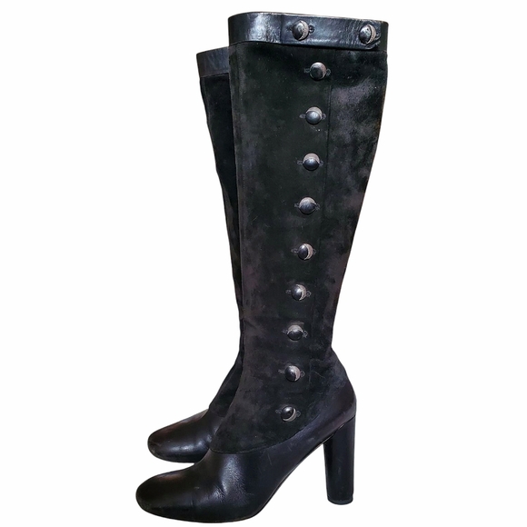 Marc Jacobs Shoes - 💫SOLD💫Marc Jacobs Vintage Rare Suede Black Knee-High Boots - EU 41